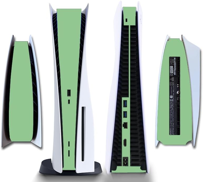 IFEEHE Side Protective Film Sticker PS5 Disk Edition Skin Sticker Decal Cover for PS5 Console (Wasabi) - Image 1